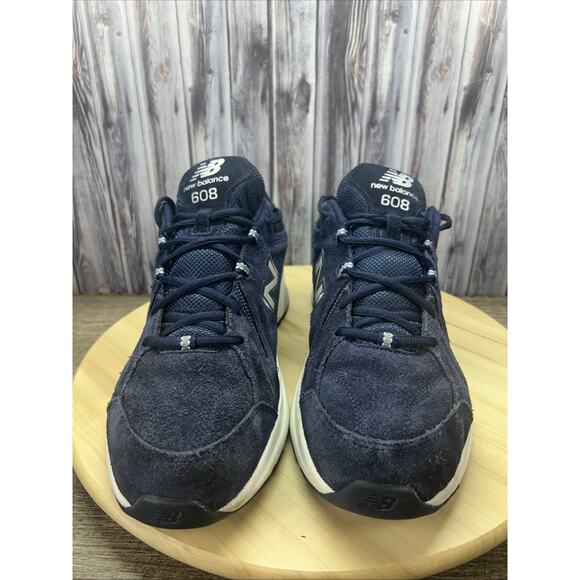 Size 13 - New Balance 608v5 Navy Blue D Width Pre Owned - Picture 2 of 7